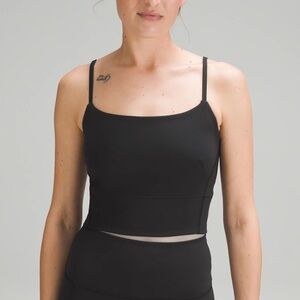 Lululemon Wunder Train Strappy Tank Top Black size 6